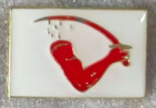 Goliad Bloody Arm Rectangle Lapel Pin
