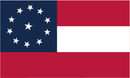 Fort Jackson Stars & Bars 3'X5' Flag ROUGH TEX® 100D