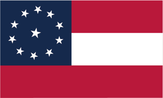 Fort Jackson Stars & Bars 3'X5' Flag ROUGH TEX® 100D