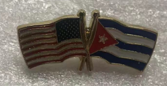 USA & Cuba Friendship Lapel Pin