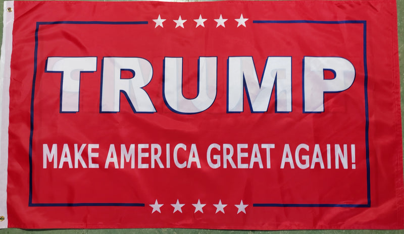 Trump Make America Great Again 3'X5' Double Sided Flag ROUGH TEX® 150D