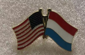 USA & Luxembourg Friendship Lapel Pin