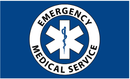 Emergency Medical Service 3'X5' Double Sided Flag ROUGH TEX® 100D