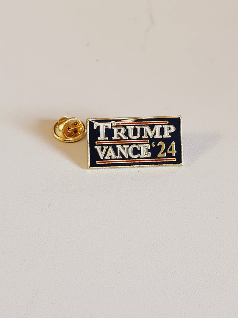 Trump Vance 2024 Lapel Pins Cloisonné GOP Republican Candidates President