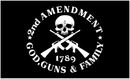 God Guns Family 2nd Amendment 1789 3'X5' Flag ROUGH TEX® 100D