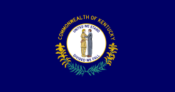 Kentucky 2'x3' Embroidered Flag ROUGH TEX® 300D Oxford Nylon