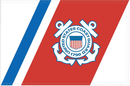 United States Coast Guard 2'x3' Flag ROUGH TEX® 100D