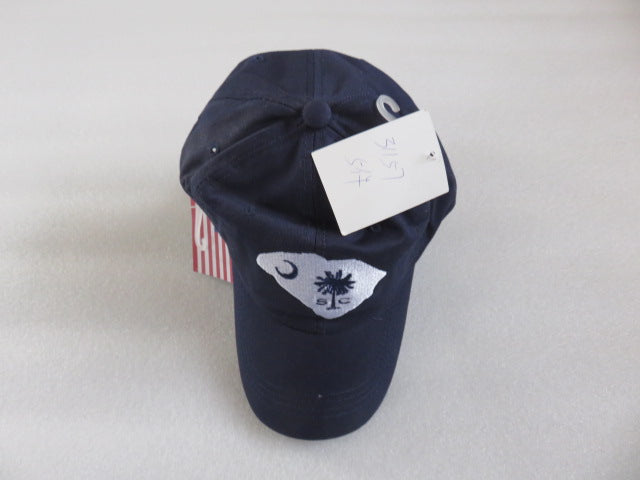 South Carolina Map Blue Washed Cap