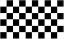 Checkers Black & White 3'X5' Flag ROUGH TEX® 100D