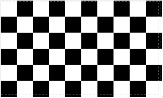 Checkers Black & White 3'X5' Flag ROUGH TEX® 100D