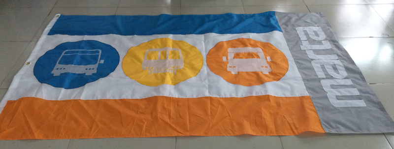 Marta 5'x8' Embroidered Flag ROUGH TEX® 300D Nylon