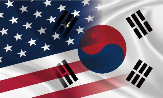 USA South Korea Blended 3'X5' Flag ROUGH TEX® 100D