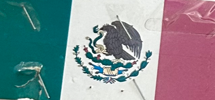 Mexico 12"x18" Double Sided Flag With Grommets ROUGH TEX® 100D