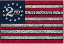 2nd Amendment Betsy Ross 12"x18" Stick Flag ROUGH TEX® 100D 30" Wooden Stick
