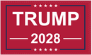 Trump 2028 Red 3'x5' Flag ROUGH TEX® 100D