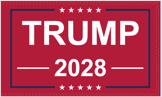 Trump 2028 Red 3'x5' Flag ROUGH TEX® 100D