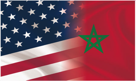 USA Morocco 3'X5' Flag ROUGH TEX® 100D