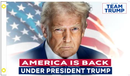 America Is Back Under President Trump Flags 3'x5' Flag 2028 USA ROUGH TEX® 100D