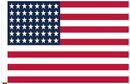 USA 48 Stars 12"x18" Stick Flag ROUGH TEX® 100D 30" Wooden Stick
