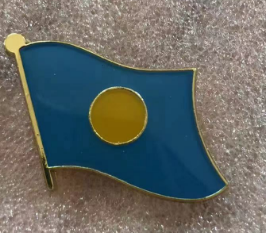 Belau Palau National Wavy Lapel Pin