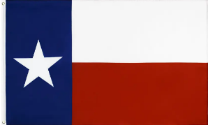 Texas 12"x18" Double Sided Flag With Grommets ROUGH TEX® Knit Nylon