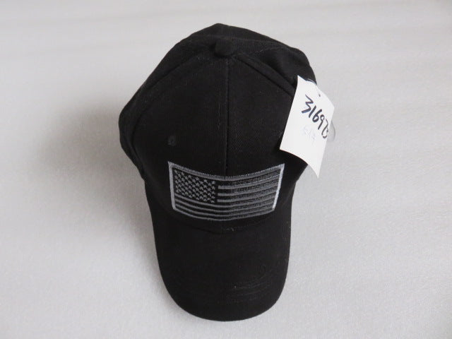 USA Blackout Patch Black Embroidered Cap