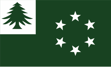 New England Militia 1643 2'x3' Flag ROUGH TEX® 100D