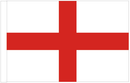 Saint George's Cross 12"x18" Stick Flag ROUGH TEX® 100D 30" Wooden Stick
