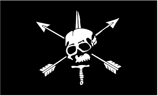 We Defy Nous Defions 3'X5' Flag ROUGH TEX® 100D Military Pirate