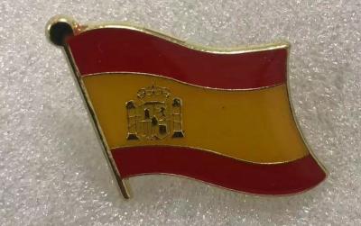 Spain Wavy Lapel Pin