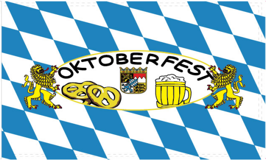 Oktoberfest 3'X5' Flag ROUGH TEX® 100D Bavarian Lions Beer