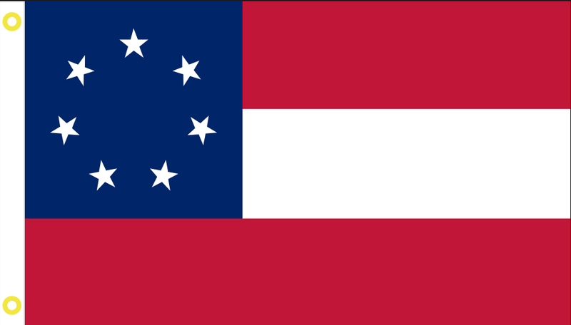Stars & Bars 7 Stars 3'x5' Flag ROUGH TEX® 68D