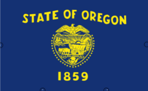 Oregon 3'X5' Double Sided Flag ROUGH TEX® 150D