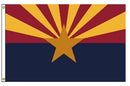 Arizona 12"x18" Double Sided Flag With Grommets ROUGH TEX® Knit Nylon