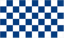 Checkers White & Blue 3'X5' Flag ROUGH TEX® 100D