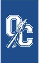Oconee County High School Blue 3'X5' Flag ROUGH TEX® 100D with Sleeves & Grommets