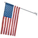Spinner Flagpole Kit Cast Flagpole Bracket 3x5 Feet USA American Flag