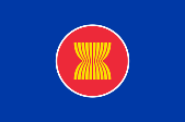 ASEAN 3'X5' Flag ROUGH TEX® 100D Association of South-East Asian Nations