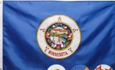 Minnesota 4'x6' Embroidered Flag ROUGH TEX® 600D