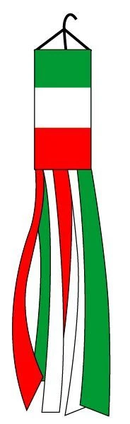 Italy Country 5.5"x60" Windsock 68D Nylon
