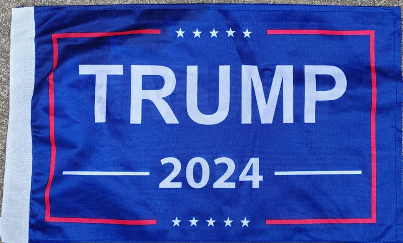 Trump 2024 12"x18" Double Sided Flag ROUGH TEX® 68D