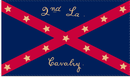 2nd Louisiana Cavalry Banner 3'X5' Flag ROUGH TEX® 100D Regiment