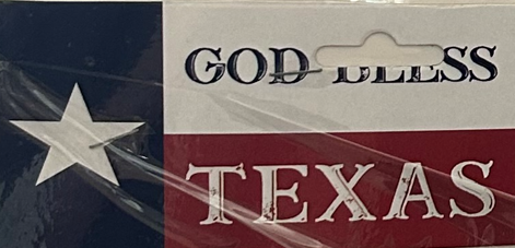 God Bless Texas 3'x5' Flag ROUGH TEX® 100D