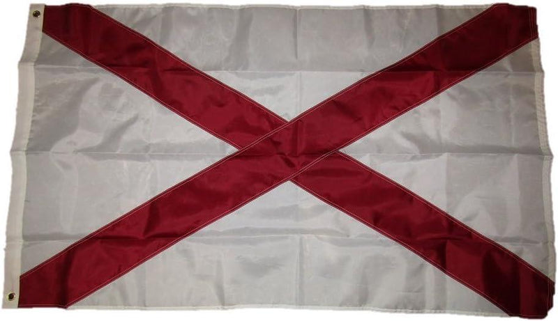 Alabama State Contract Flags 3x5 Feet Nylon Cities Counties State Civil Community Church Scholastic Local Government Use 100% 210D