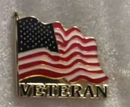 American USA Military Veteran Limited Edition American Flag Lapel Pins