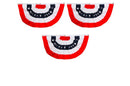 American Fan Buntings 3x6 feet 36x72 Inches Three Pack USA