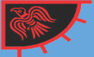Viking Raven Blue & Red 3'x4' Embroidered Flag ROUGH TEX® Cotton with Gift Box