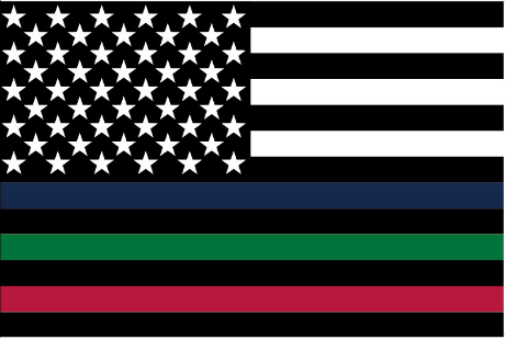 USA Blue Green Red 12"x18" Flag ROUGH TEX® 100D With Grommets