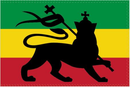 Rasta Lion 3'X5' Flag ROUGH TEX® 100D