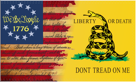 Gadsden Betsy Ross We The People Liberty or Death 3'x5' Flag ROUGH TEX® 100D